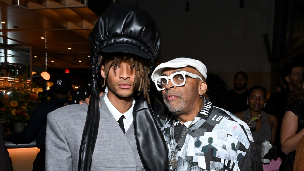 Jaden Smith, Spike Lee at Apple Original Films And A24's "Highest 2 Lowest" Los Angeles Premiere held at The Academy Museum on August 13, 2025 in Los Angeles, California.