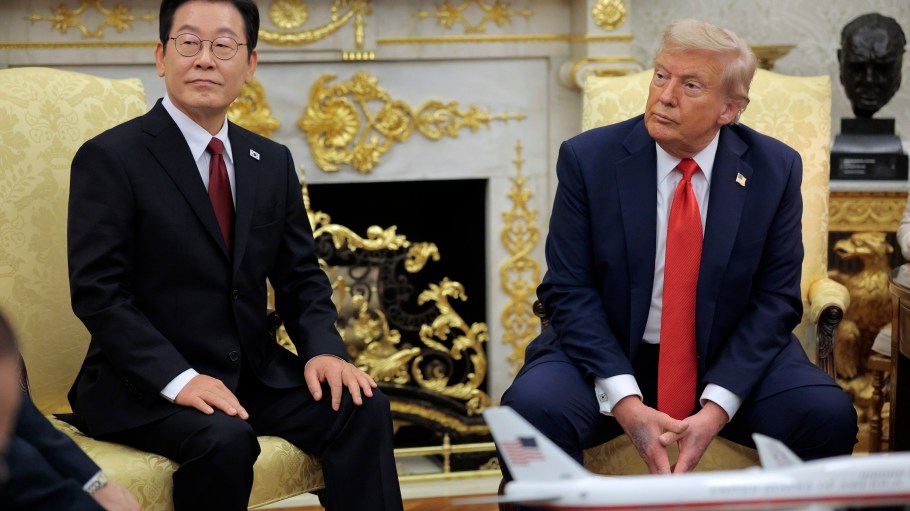 The investment is designed to help modernize U.S. shipyards, but President Donald Trump suggested that for now, vessels will be built in South Korea.