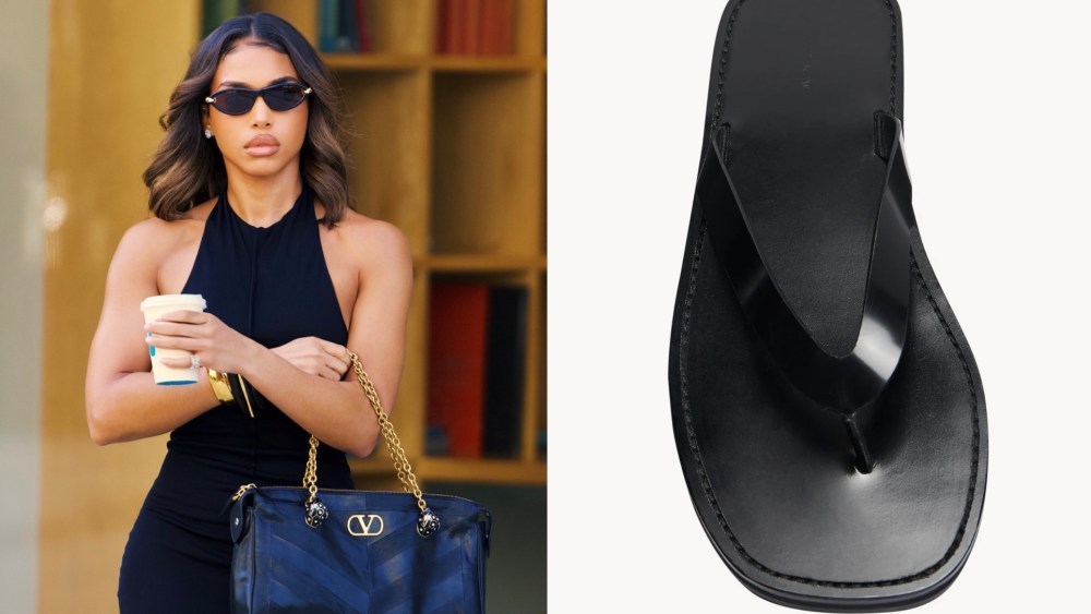 Lori Harvey spotted in Los Angeles on Monday.