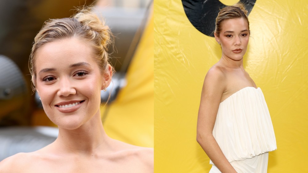 Olivia Ponton wears Isabel Marant at Breitling's NFL partnership celebration on Aug. 27, 2025 in New York City.