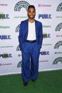Jonathan Burke at Free Shakespeare in the Park's "Twelfth Night" held at The Delacorte Theater on August 21, 2025 in New York, New York.