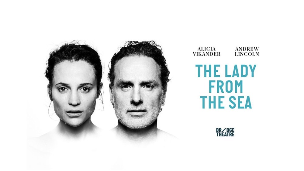 Alicia Vikander and Andrew Lincoln in "The Lady from the Sea."