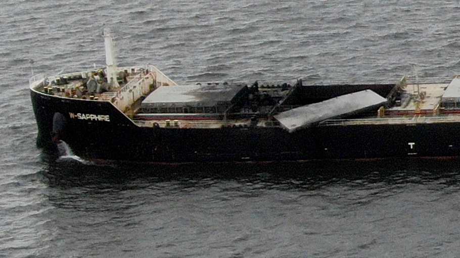 Ahead of the reopening, which occurred around 3 p.m, AIS signals showed at least 10 large vessels waiting at anchorage south of the harbor in the northern area of the Chesapeake Bay near Annapolis, Md.
