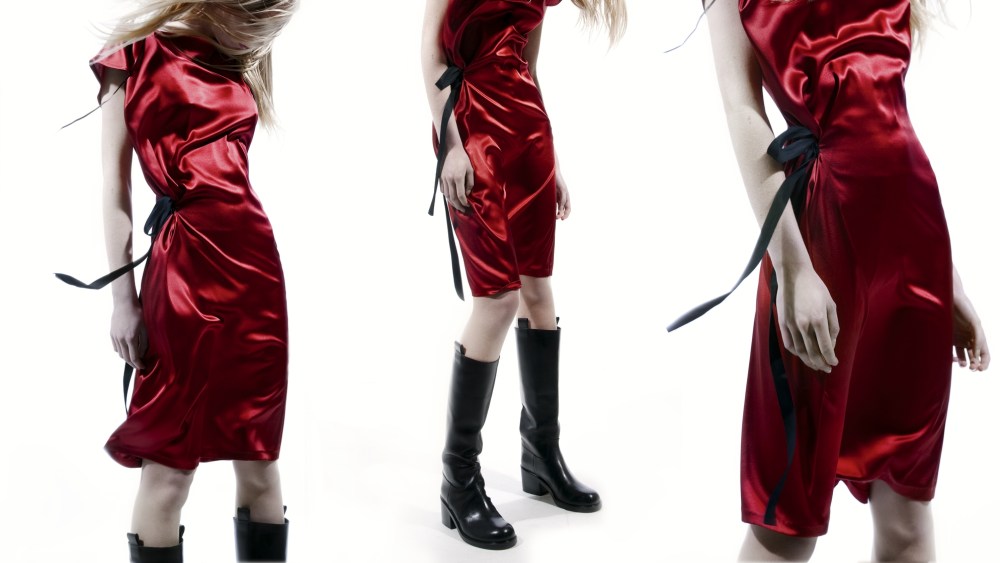 An A.F. Vandevorst look from 2008, styled with its X010 boots.