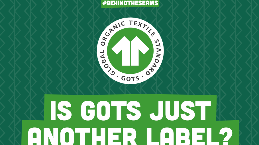 The home page for GOTS'  #BehindTheSeams campaign.