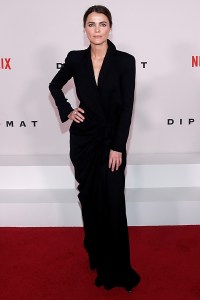 Keri Russell in Dries Van Noten at the 2024 New York Premiere of Netflix's "The Diplomat" Season 2.