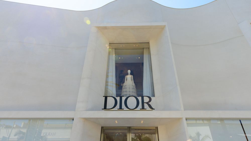 The new Dior flagship store on Rodeo Drive.