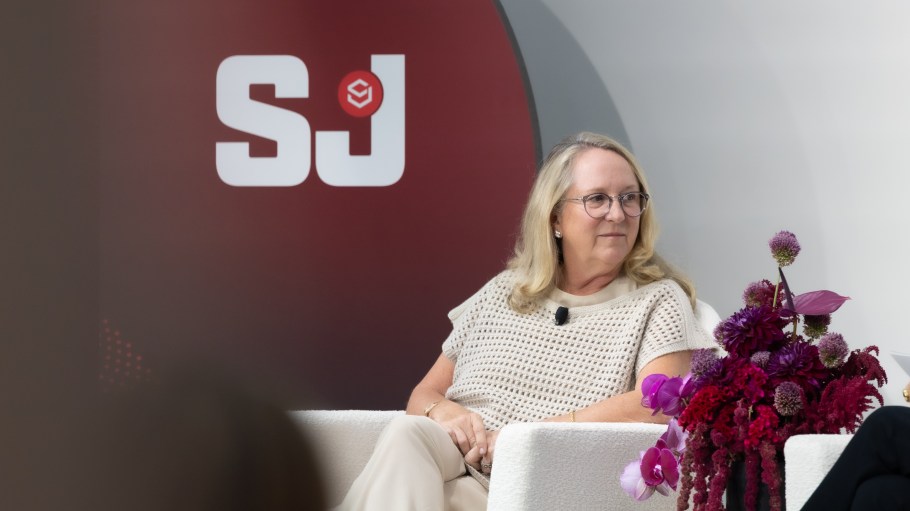 Deirdre Quinn, founder and CEO of Lafayette 148, speaks at Sourcing Journal's Fall Summit.