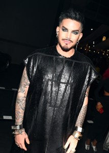 Adam Lambert at LaQuan Smith Spring 2026 Ready-to-Wear Show Photos