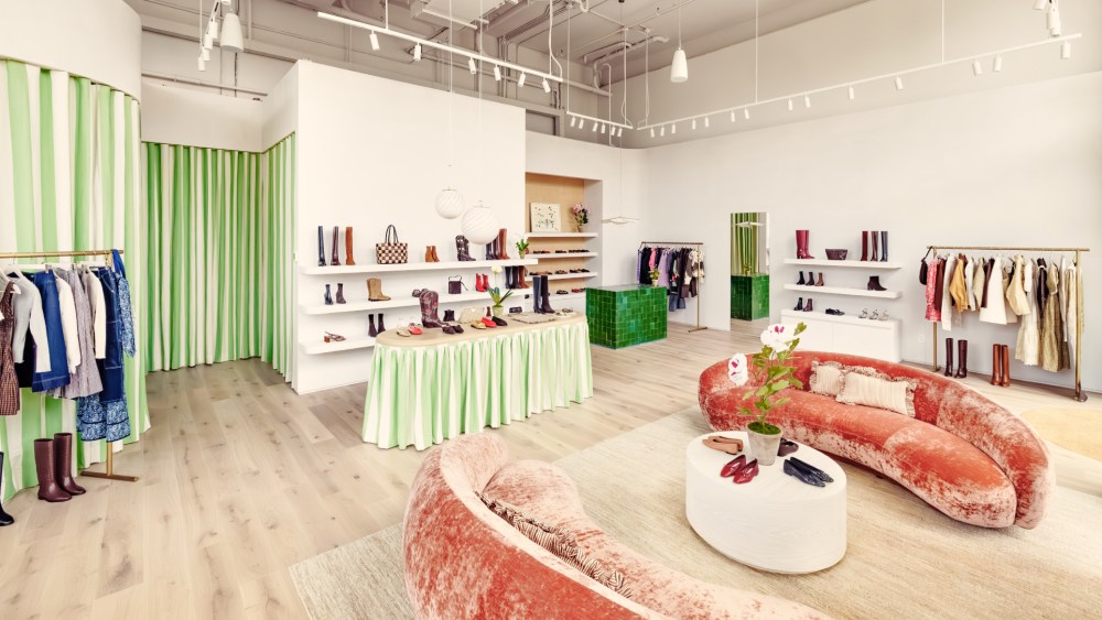 Inside Loeffler Randall's new Nashville store.