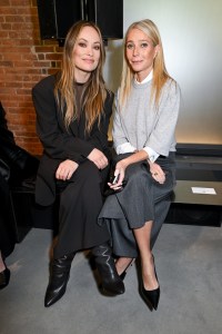 Olivia Wilde and Gwyneth Paltrow at the Michael Kors Spring 2026 Ready-to-Wear show