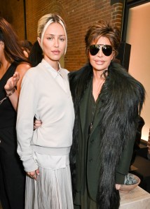Delilah Belle Hamlin and Lisa Rinna at the Michael Kors Spring 2026 Ready-to-Wear show