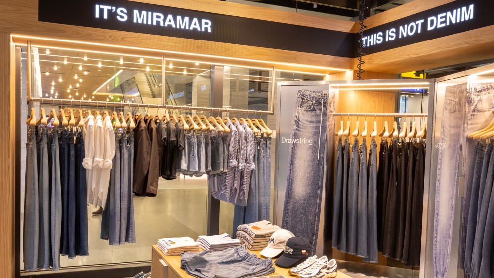 The Miramar pop up shop on the concourse of Manhattan's Moynihan Train Hall.