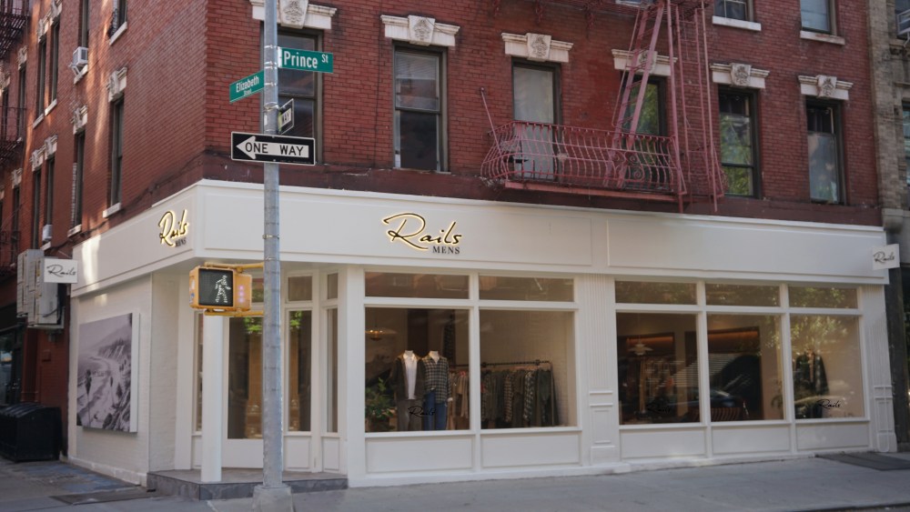 The Rails men's store on Prince Street in New York.