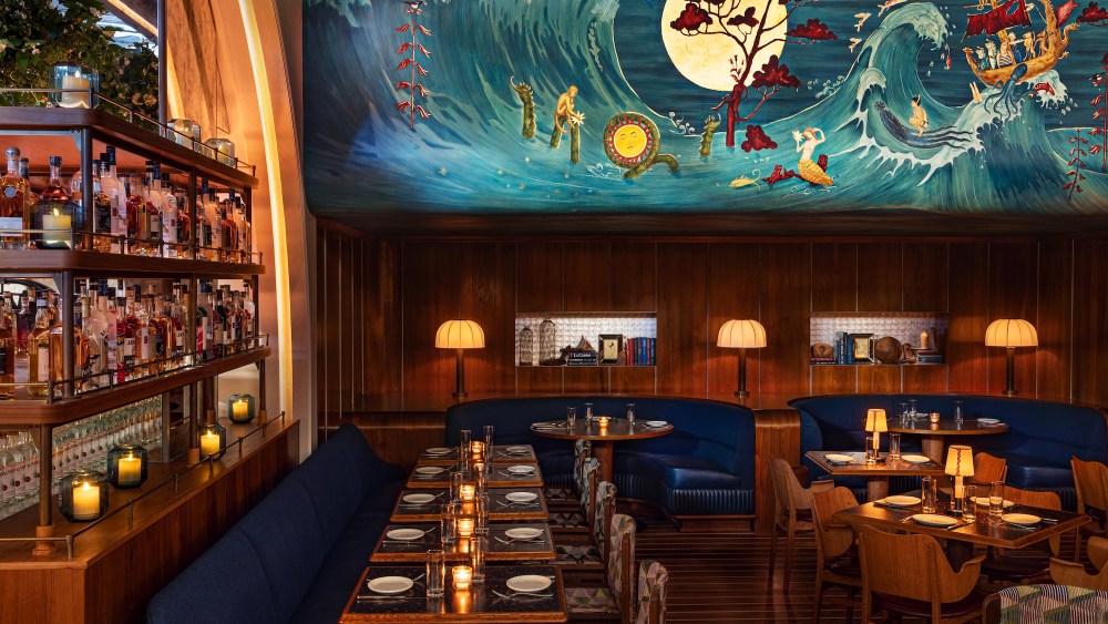 The dining room at Seahorse.