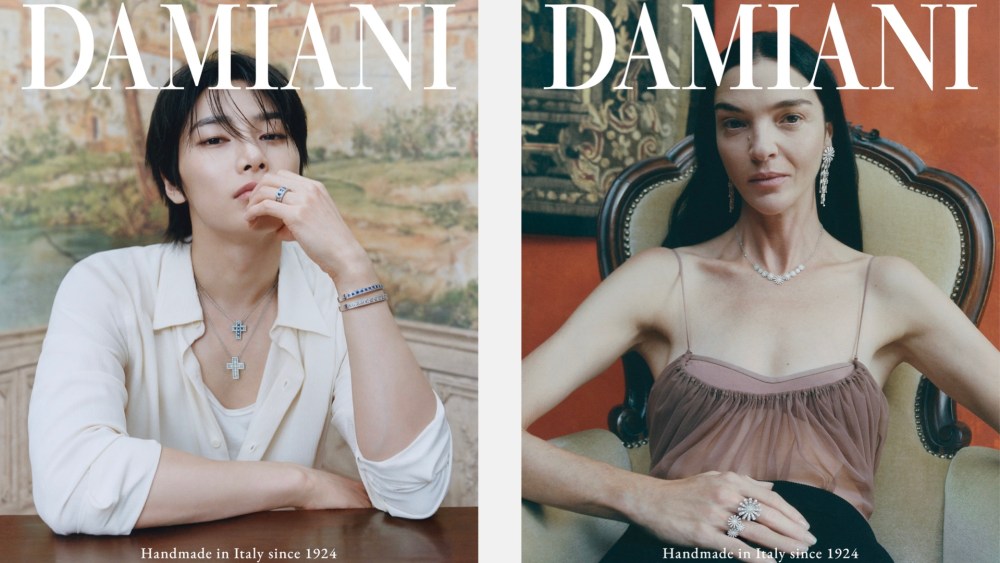 Stray Kids' I.N and Mariacarla Boscono front the latest Damiani ad campaign.