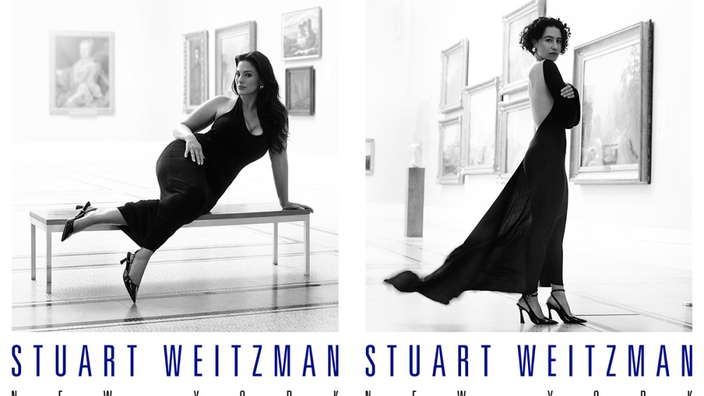 Stuart Weitzman, Ilana Glazer, Emma Chamberlain, Ashley Graham, fall 2025, campaign, shoes, footwear