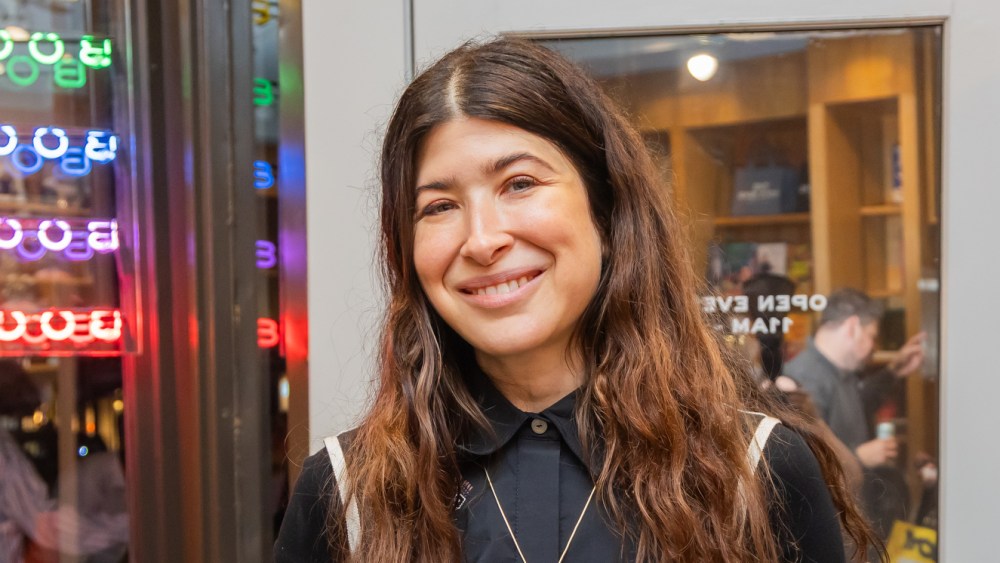 Pamela Love at Bookmarc with her tarot book 'The Infinite Door.'
