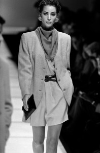 Christy Turlington at Giorgio Armani Spring 1991 Ready-to-Wear