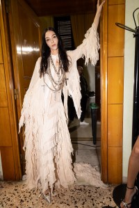 Backstage at Blumarine Spring 2026 Ready-to-Wear Collection at Milan Fashion Week