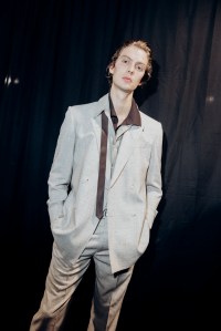 Backstage at Boss Spring 2026 Ready-to-Wear Collection at Milan Fashion Week