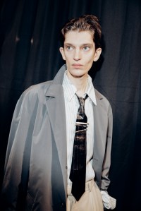 Backstage at Boss Spring 2026 Ready-to-Wear Collection at Milan Fashion Week