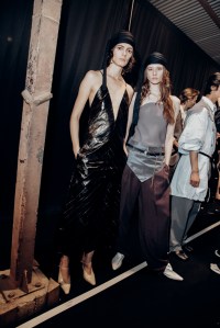 Backstage at Boss Spring 2026 Ready-to-Wear Collection at Milan Fashion Week