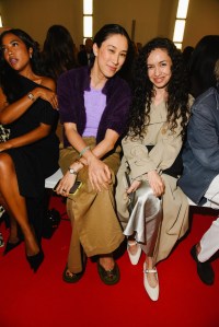 Eva Chen at the Brandon Maxwell Spring 2026 Ready-to-Wear show.
