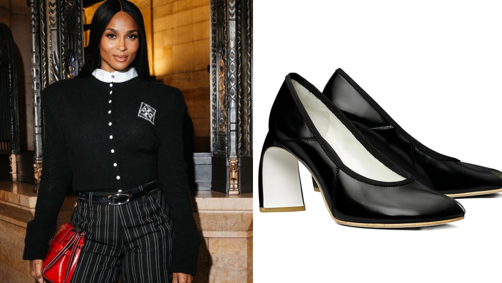 Ciara at the Tory Burch fashion show as part of spring 2026 New York Fashion Week held at One Hanson Place on Monday in Brooklyn, New York.