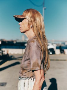 Backstage at the Collina Strada spring 2026 ready-to-wear show at New York Fashion Week.