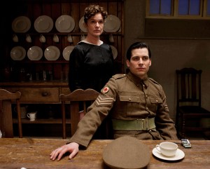 DOWNTON ABBEY, (from left): Siobhan Finneran, Rob James-Collier, 'Episode 2.3', (Season 2, aired Oct. 2, 2011), 2010-. photo: Nick Briggs / © Carnival Films for Masterpiece/PBS / Courtesy: Everett Collection