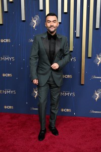 Denny Directo at the 77th Primetime Emmy Awards held at the Peacock Theater on September 14, 2025 in Los Angeles, California.