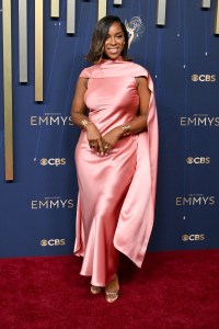 Janine Rubenstein at the 77th Primetime Emmy Awards held at the Peacock Theater on September 14, 2025 in Los Angeles, California.