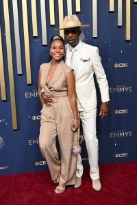 Shahidah Omar and J.B. Smoove