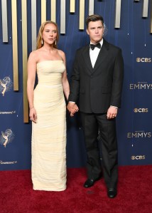 Scarlett Johansson and Colin Jost