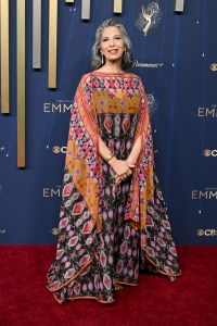 Rose Abdoo at the 77th Primetime Emmy Awards held at the Peacock Theater on September 14, 2025 in Los Angeles, California.