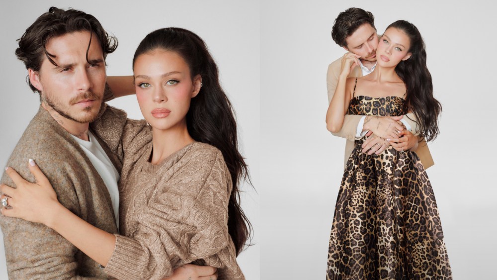 Brooklyn and Nicola Peltz Beckham in Express' 'Icons of Style' campaign.
