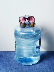 Longchamp acetate sunglasses; Akoni Eyewear acetate temples, custom titanium hinge plate sunglasses.