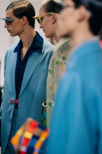 Backstage at Fendi Spring 2026 Ready-to-Wear Collection at Milan Fashion Week