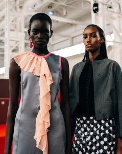 Backstage at Fendi Spring 2026 Ready-to-Wear Collection at Milan Fashion Week