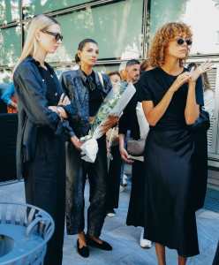 Guests attend Giorgio Armani Memorial in Milan over the weekend.