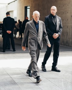 Guests attend Giorgio Armani Memorial in Milan over the weekend.