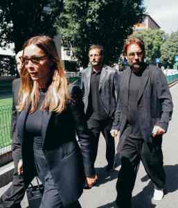 Guests attend Giorgio Armani Memorial in Milan over the weekend.
