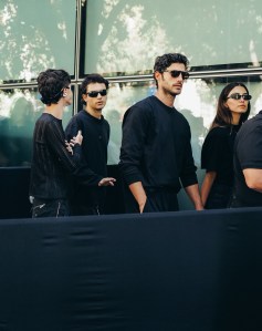 Guests attend Giorgio Armani Memorial in Milan over the weekend.