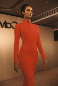 Iman, Calvin Klein fall 1987 runway show