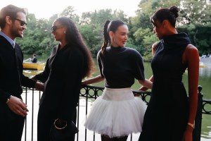 Simon Porte Jacquemus, Solange Knowles, Charlotte Le Bon and Imaan Hammam
