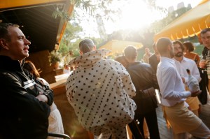 The scene at Jacquemus x Veuve Dinner held at the Central Park Boathouse
