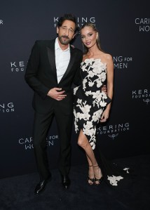 Adrien Brody, Georgina Chapman at Kering Foundation Fourth Annual ‘Caring for Women’ Dinner in New York at The Pool on September 11, 2025 in New York, New York.