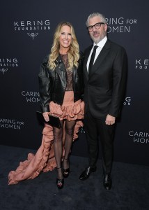 Jenny Chandler, Casey Wasserman at Kering Foundation Fourth Annual ‘Caring for Women’ Dinner in New York at The Pool on September 11, 2025 in New York, New York.