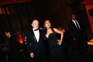 François-Henri Pinault, Salma Hayek Pinault at the Kering Caring For Women Dinner during New York Fashion Week held at The Grill on September 11, 2025 in New York, New York.